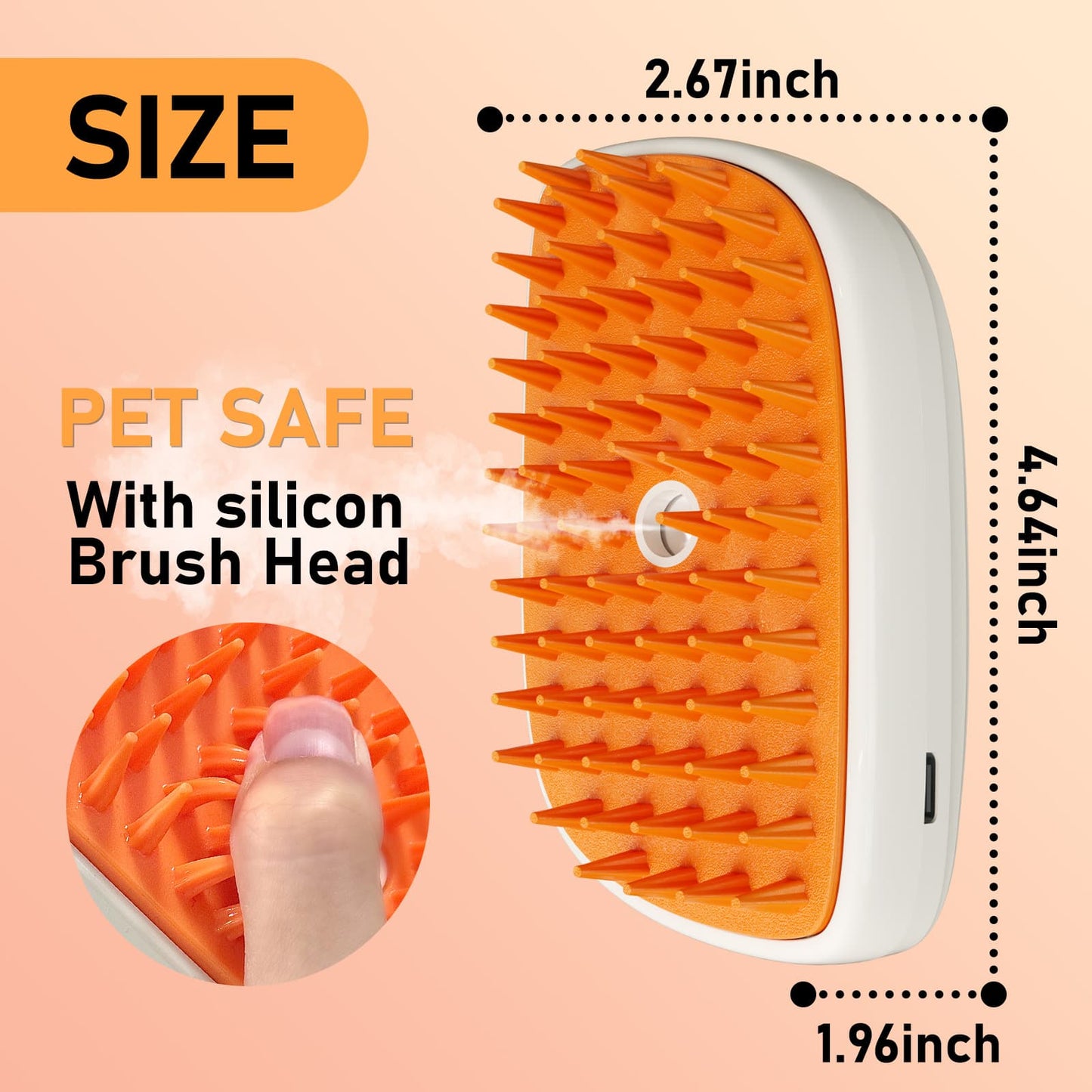 CloudSteam™ Pet Grooming Brush